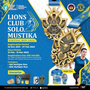 Lions Club Solo Mustika Virtual Run 2022