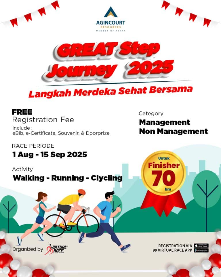 GREAT Step Journey 2025 Langkah Merdeka Sehat Bersama